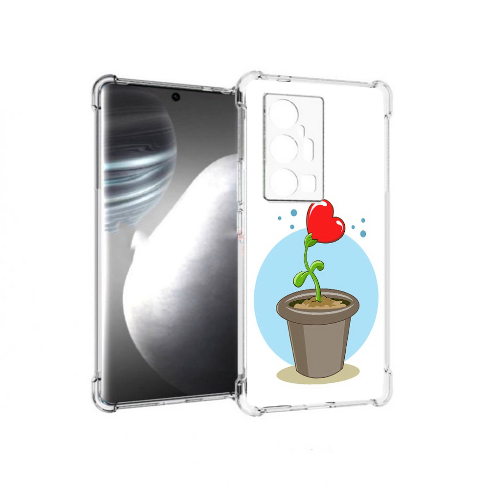 

Чехол MyPads Tocco для Vivo X7 Pro Растение любви 14 февраля (PT227071.403.145), Прозрачный, Tocco