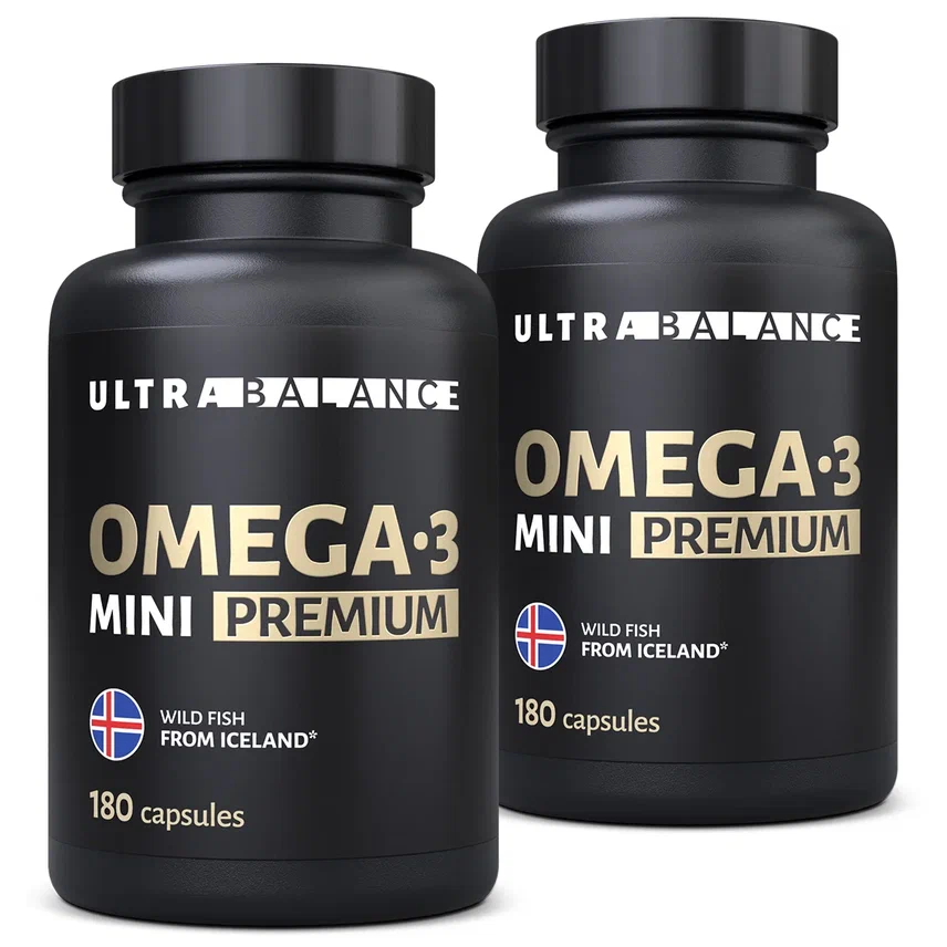 Омега 3 UltraBalance Omega3, рыбий жир, 360 капсул