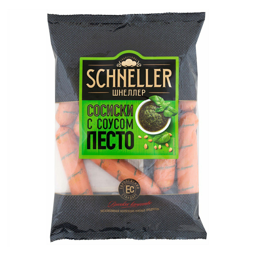 

Сосиски Schneller с соусом Песто 450 г
