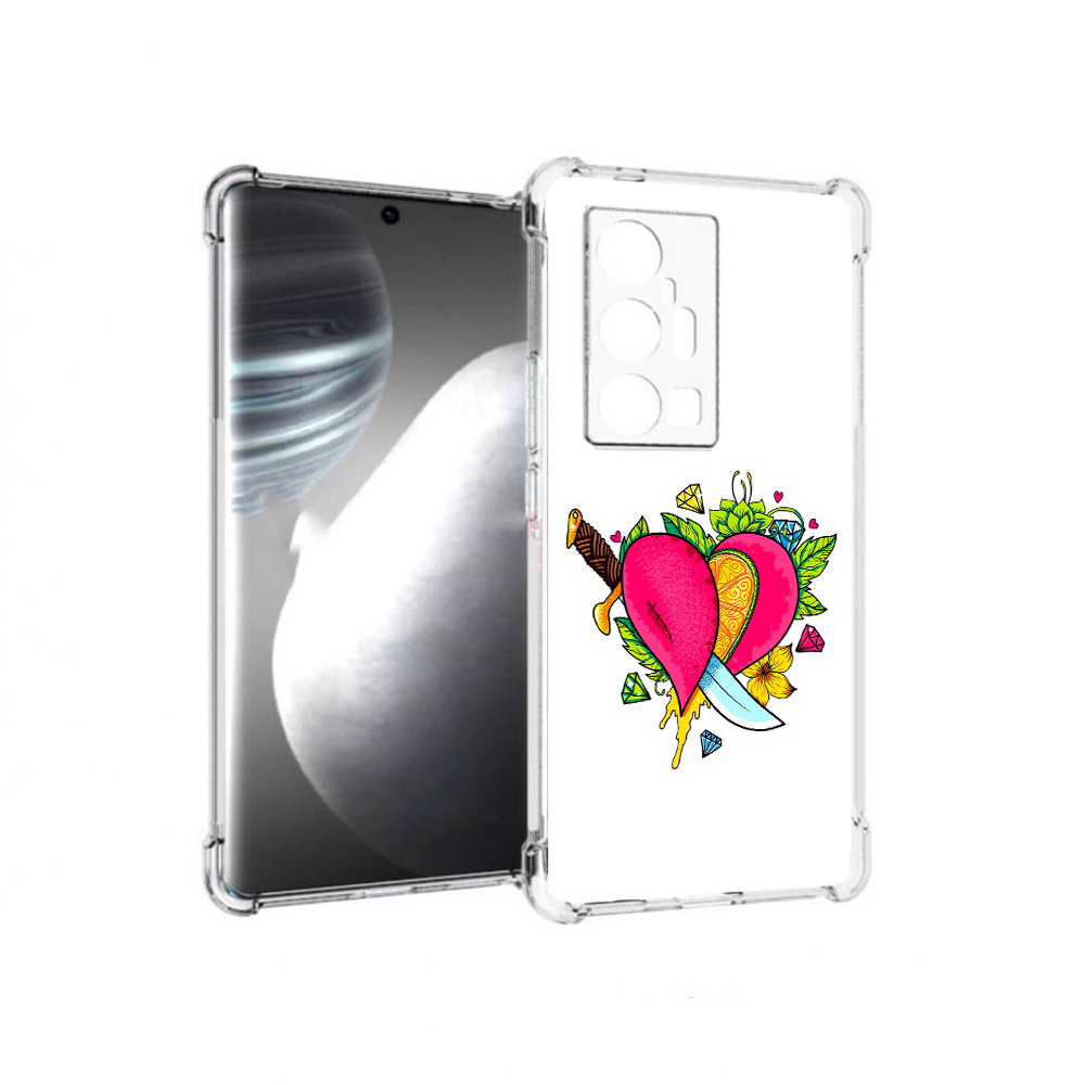 

Чехол MyPads Tocco для Vivo X7 Pro Фруктовое сердце (PT227071.403.188), Прозрачный, Tocco