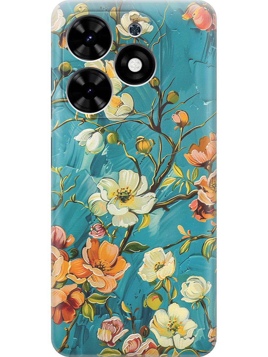 

Силиконовый чехол на Tecno Spark Go 2024/Spark 20/20C/Pop 8 с принтом 815574, Прозрачный;белый;голубой, 777768823