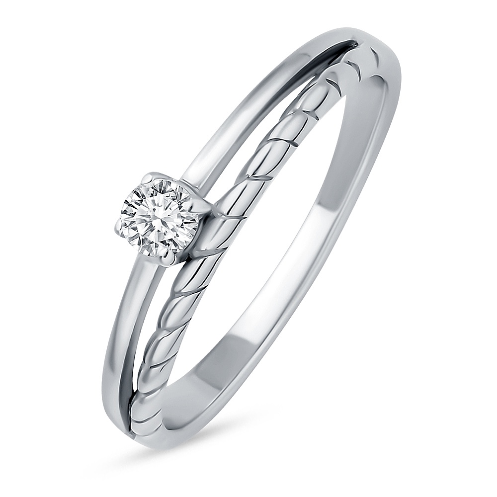 

Кольцо из серебра с фианитом р.  585Gold 701012899, 701012899