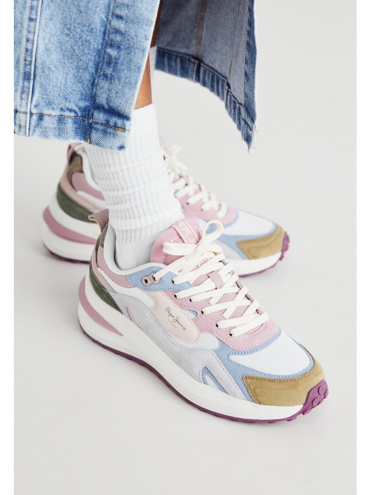 

Кроссовки женские Pepe Jeans London PE111A0RO розовые 40 EU, Розовый, PE111A0RO