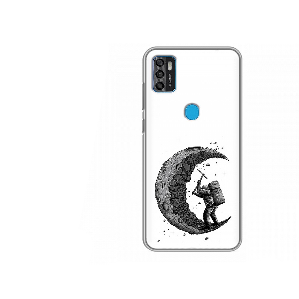Чехол MyPads Tocco для ZTE Blade A7s 2020 камненная луна (PT158171.472.384)