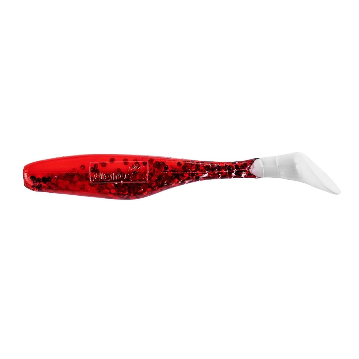 

Виброхвост Vigor 3,75"/9.5 см Red Sparkles WT 7шт. (HS-6-034) Helios