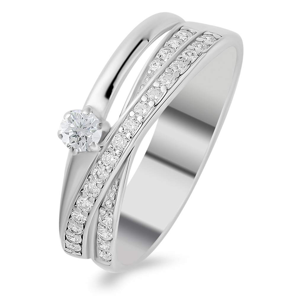

Кольцо из серебра р. , 585Gold 701012865, фианит, 701012865