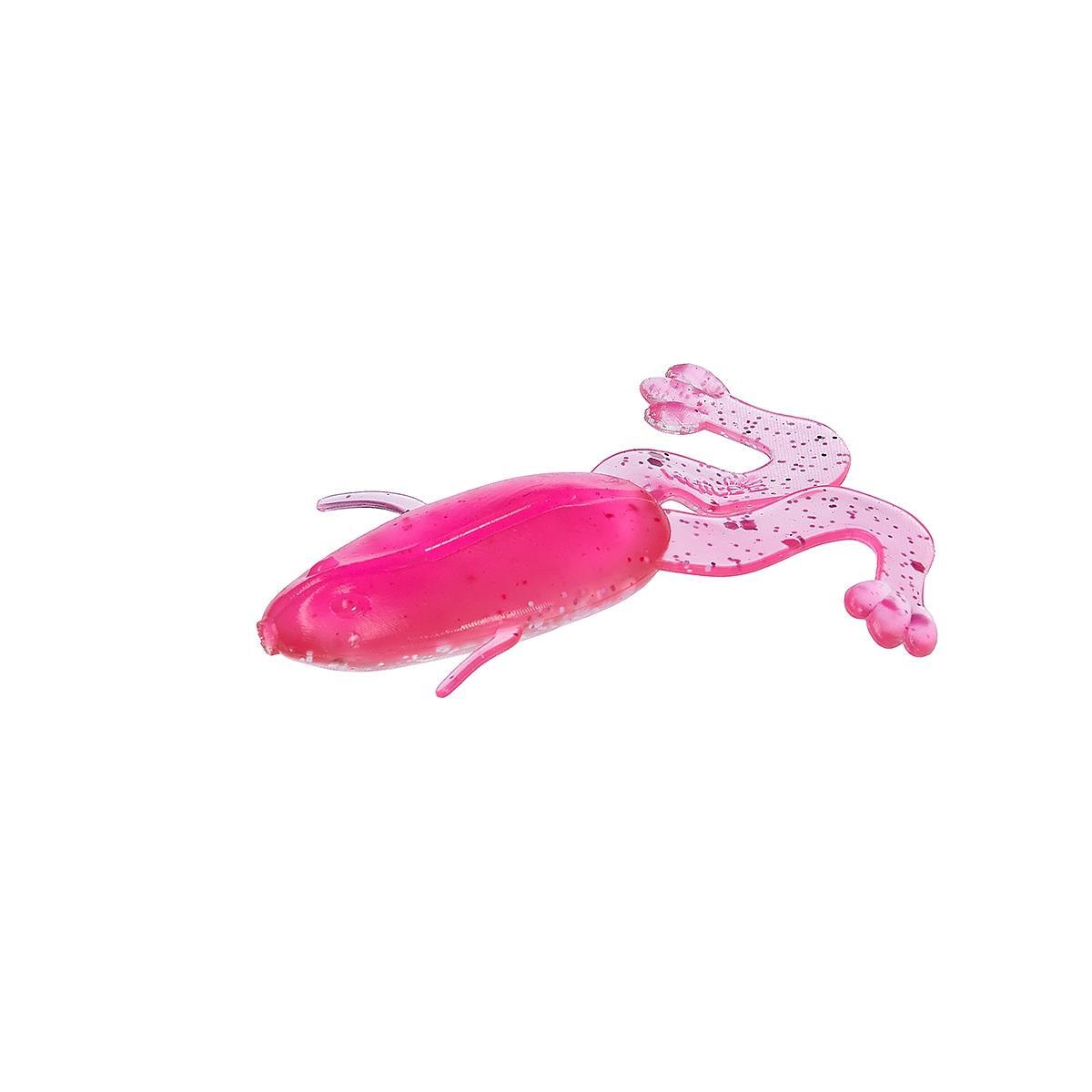 

Лягушка Crazy Frog 2,36"/6,0 см Silver Sparkles & Pink 100шт. (HS-22-035-N) Helios
