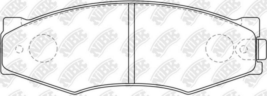 

Тормозные колодки NiBK PN2105