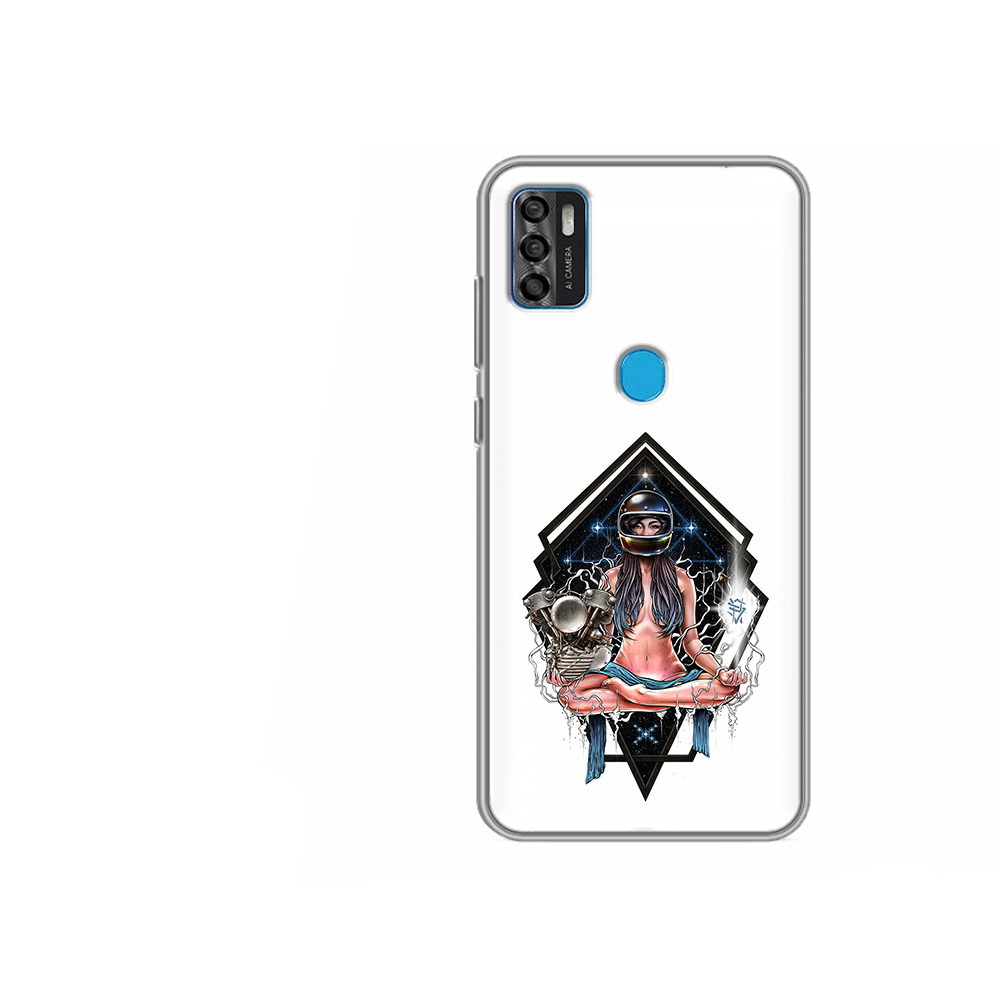 

Чехол MyPads Tocco для ZTE Blade A7s 2020 красивая девушка в шлеме (PT158171.472.406), Tocco