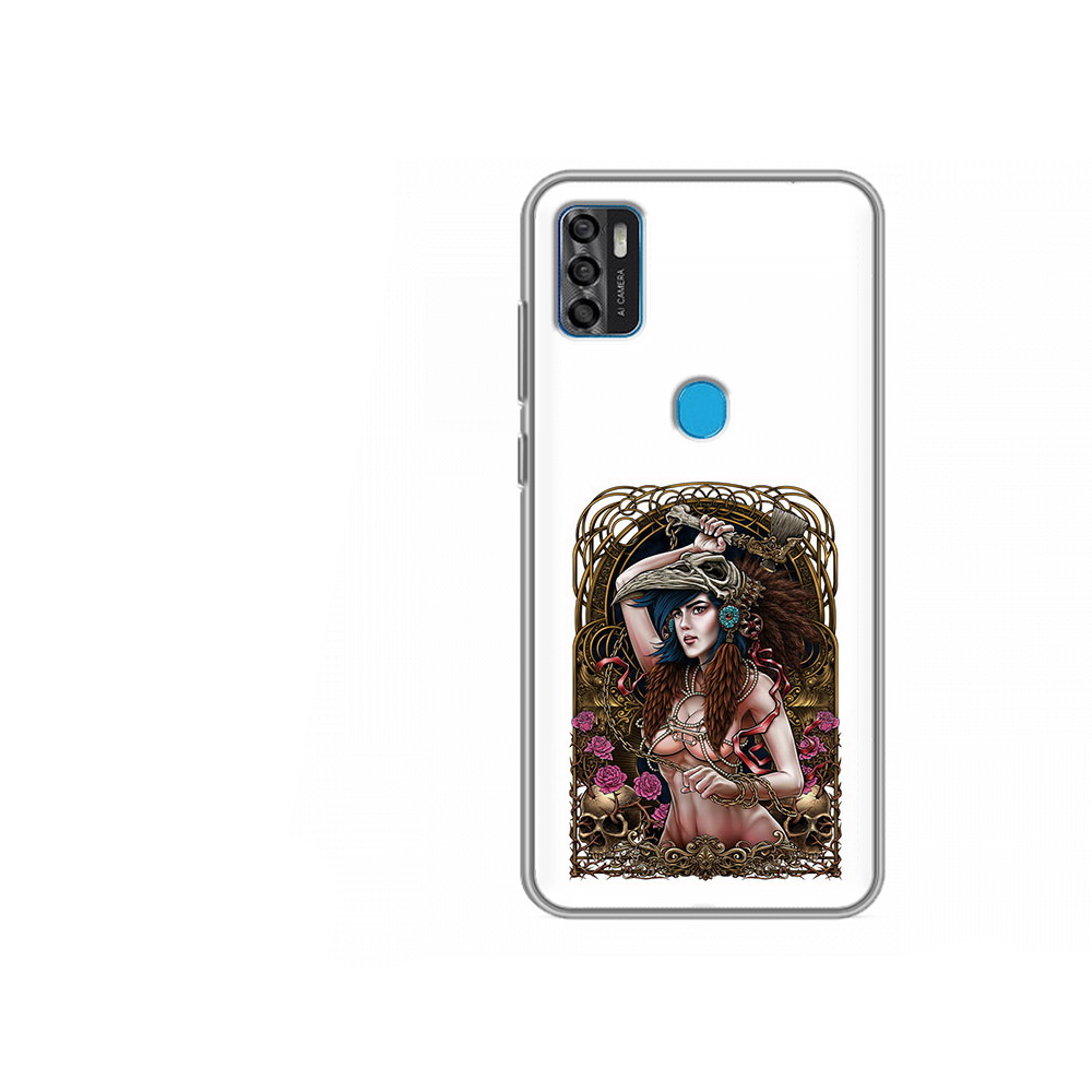 

Чехол MyPads Tocco для ZTE Blade A7s 2020 красивая девушка рисунок (PT158171.472.407), Tocco