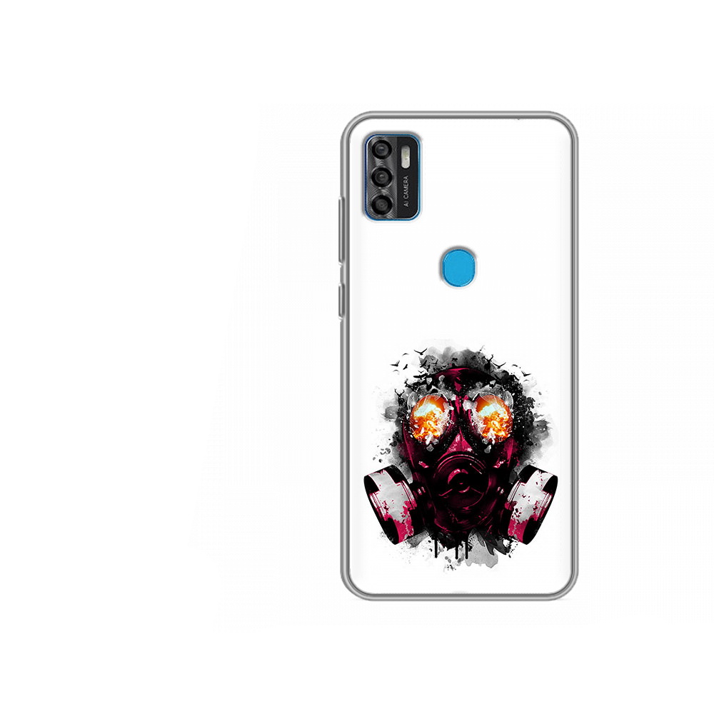 

Чехол MyPads Tocco для ZTE Blade A7s 2020 красный противогаз (PT158171.472.412), Tocco