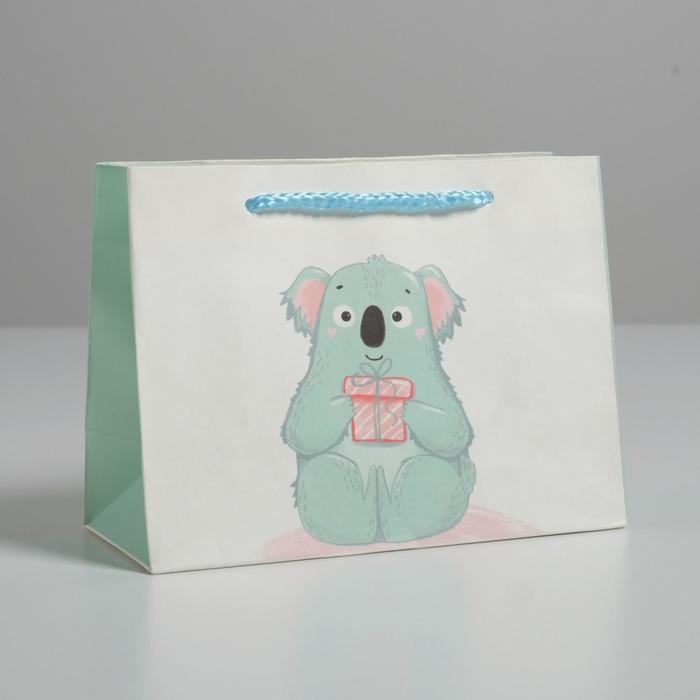 

Пакет подарочный «Gift», 14,5 × 19,5 × 8,5 см, Коллекция упаковки "Персонажи"