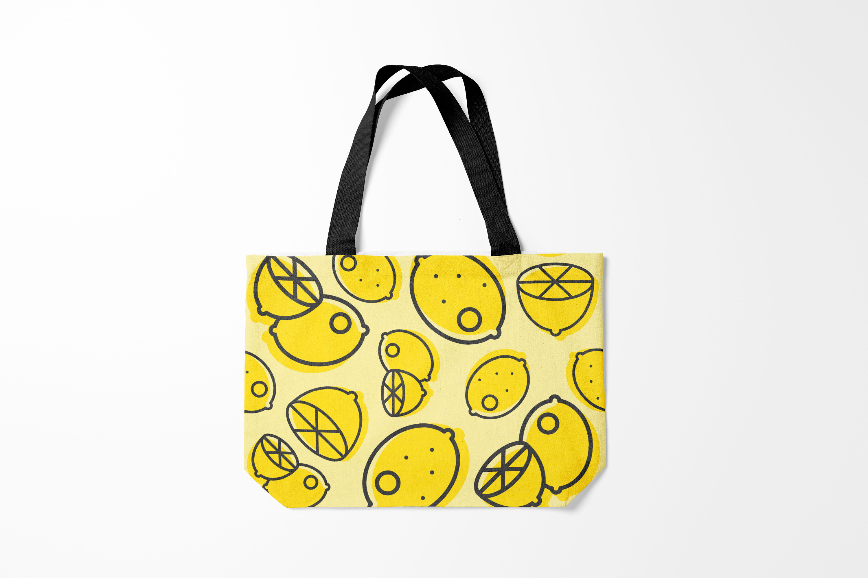 

Сумка шoппер унисекс Burnettie Еда Лимончики, желтый, Еда Лимончики