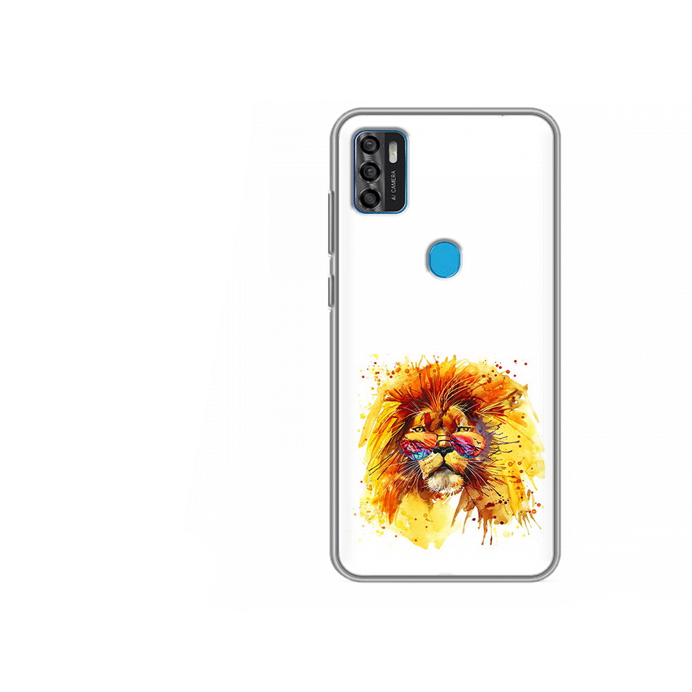 

Чехол MyPads Tocco для ZTE Blade A7s 2020 лев в очках (PT158171.472.436), Tocco