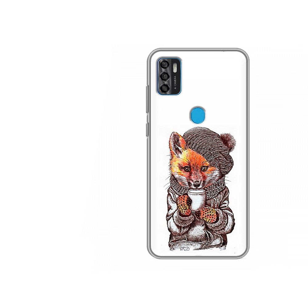 

Чехол MyPads Tocco для ZTE Blade A7s 2020 лиса в шапке (PT158171.472.437), Tocco