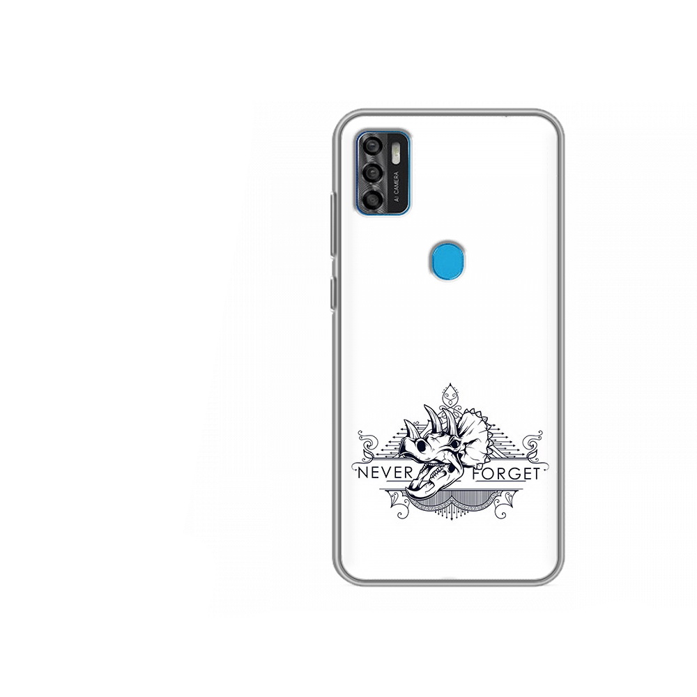 

Чехол MyPads Tocco для ZTE Blade A7s 2020 логотип носорога никогда не забуду, Tocco