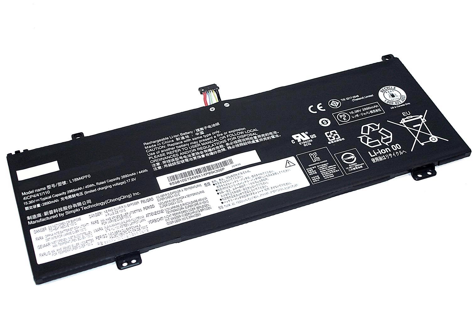 

Аккумулятор для ноутбука OEM l18d4pf0 2964 мАч В (), l18d4pf0