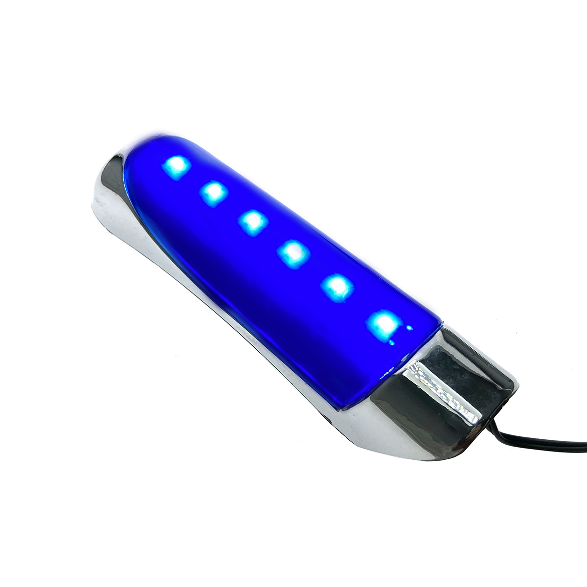 фото Ручка на рычаг стояночного тормоза с подсветкой hand brake cover bl-led20 blue espada