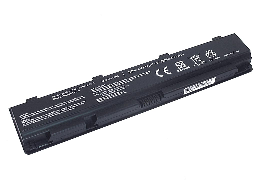 

Аккумуляторная батарея для ноутбука Toshiba 5036-4S1P (PABAS264) 14.4V 2200mAh OEM черная