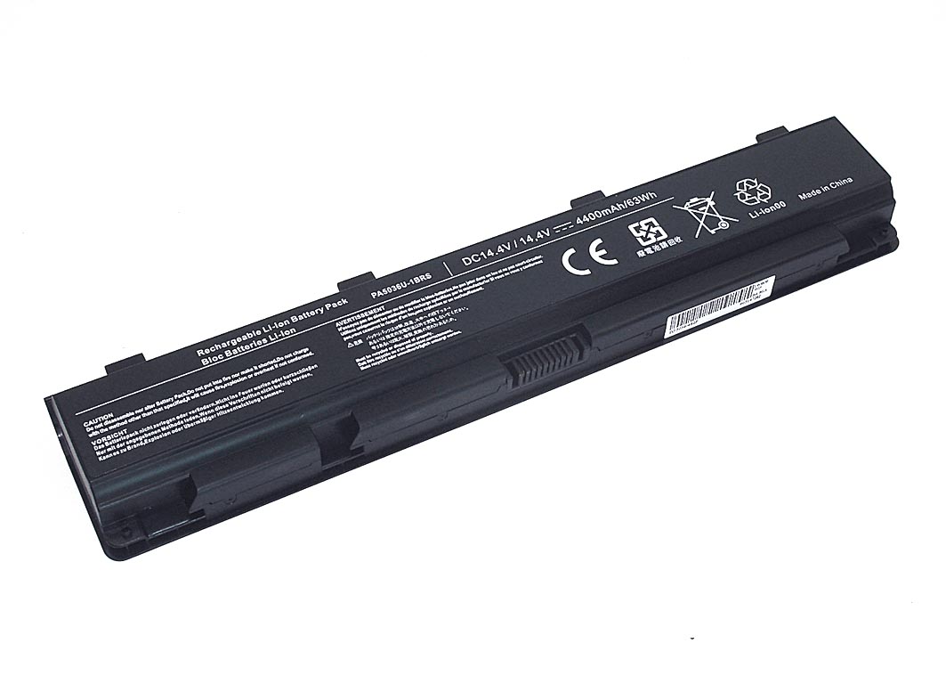 

Аккумуляторная батарея для ноутбука Toshiba 5036-4S2P (PABAS264) 14.4V 4400mAh OEM черная