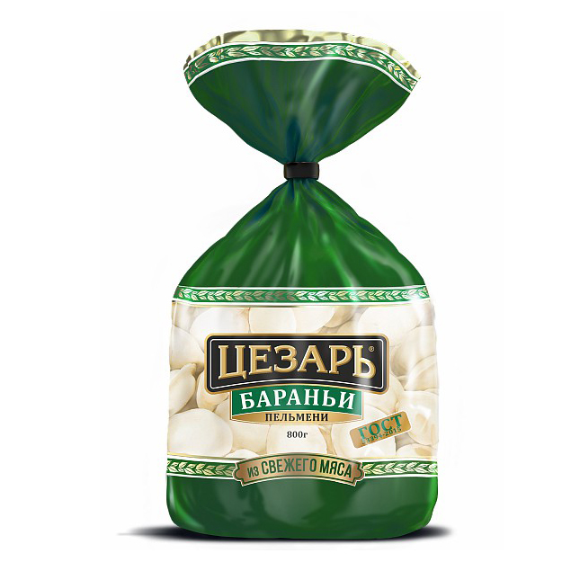 

Пельмени Цезарь Бараньи ГОСТ 800 г