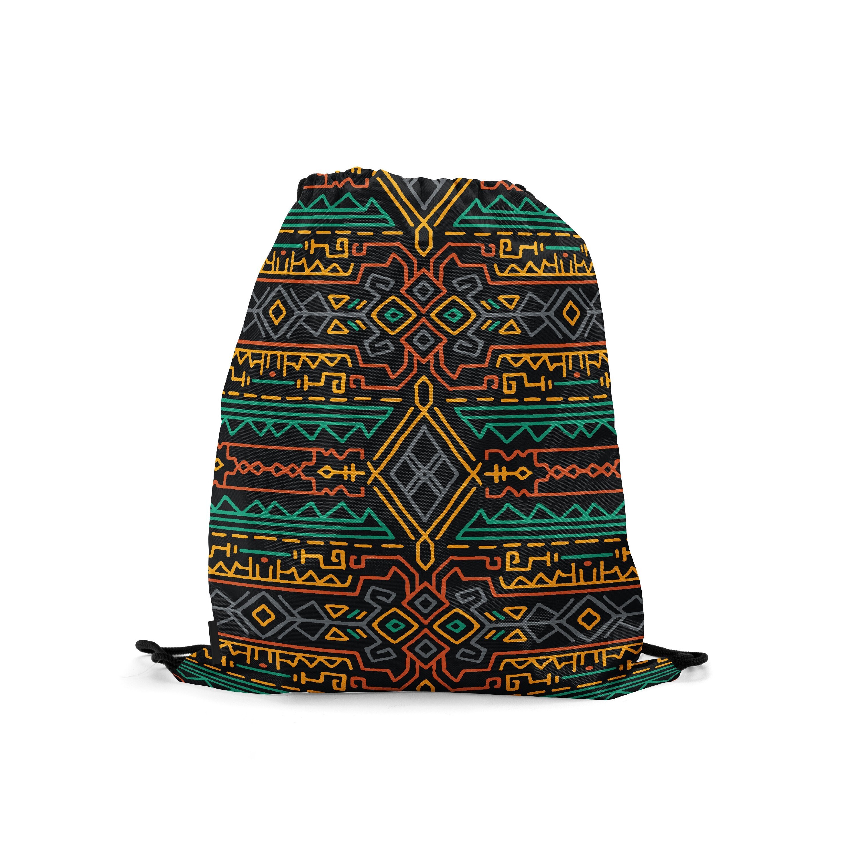 

Мешок-рюкзак для сменной обуви Burnettie TribalPattern03Big, Разноцветный