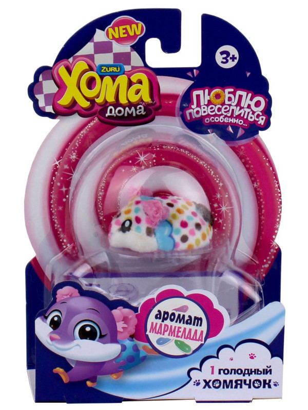 

Интерактивная игрушка 1Toy Zuru Хома Дома White Speckled Т21541, Хома Дома