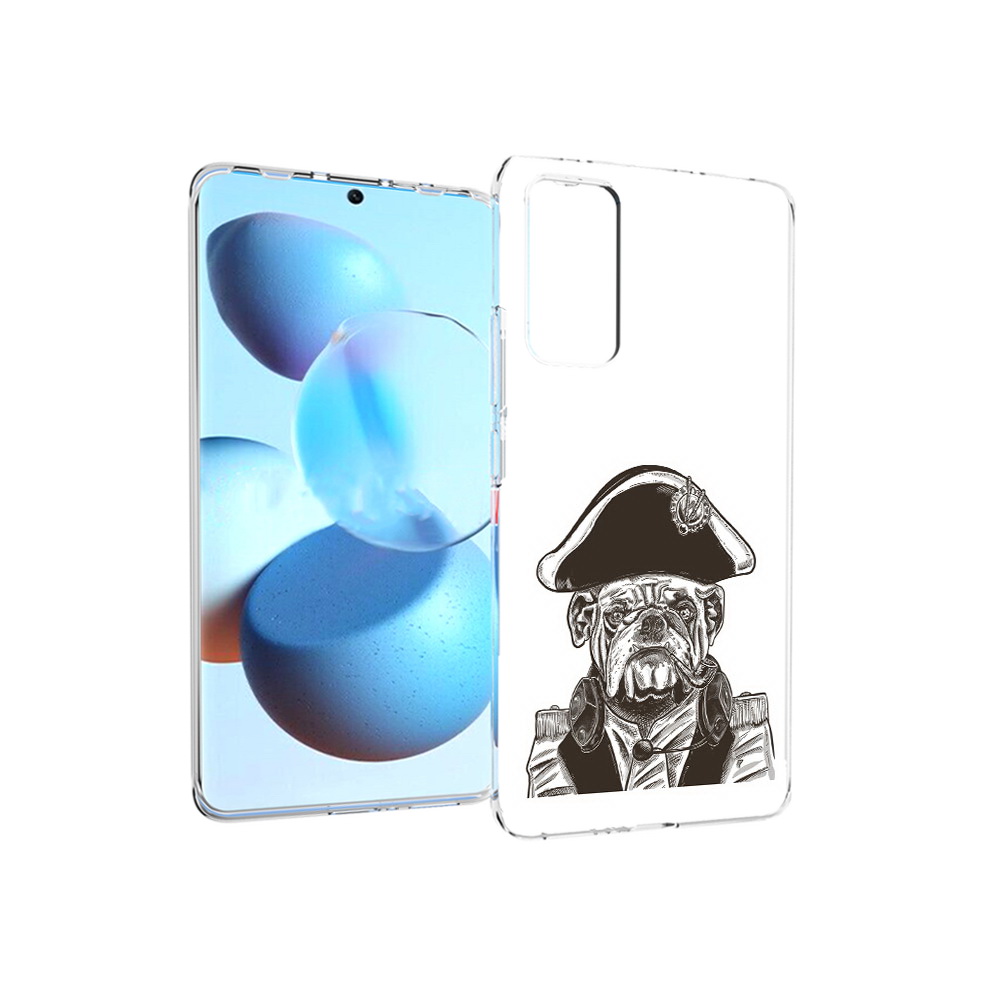 

Чехол MyPads Tocco для Xiaomi Mi Civi мопс генерал (PT172370.274.483), Прозрачный, Tocco