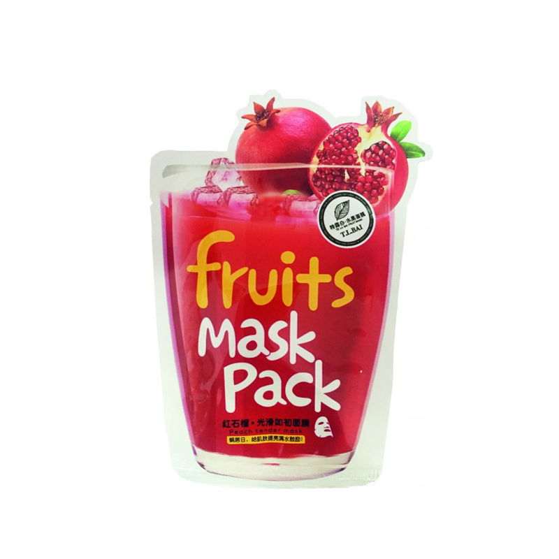 Маска для лица T.L.BAI Fruits Mask Pack Pomergranate 25 г