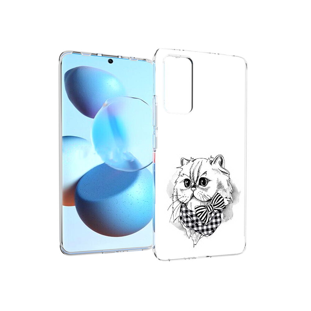 

Чехол MyPads Tocco для Xiaomi Mi Civi нарисованная красивая кошечка (PT172370.274.503), Прозрачный, Tocco
