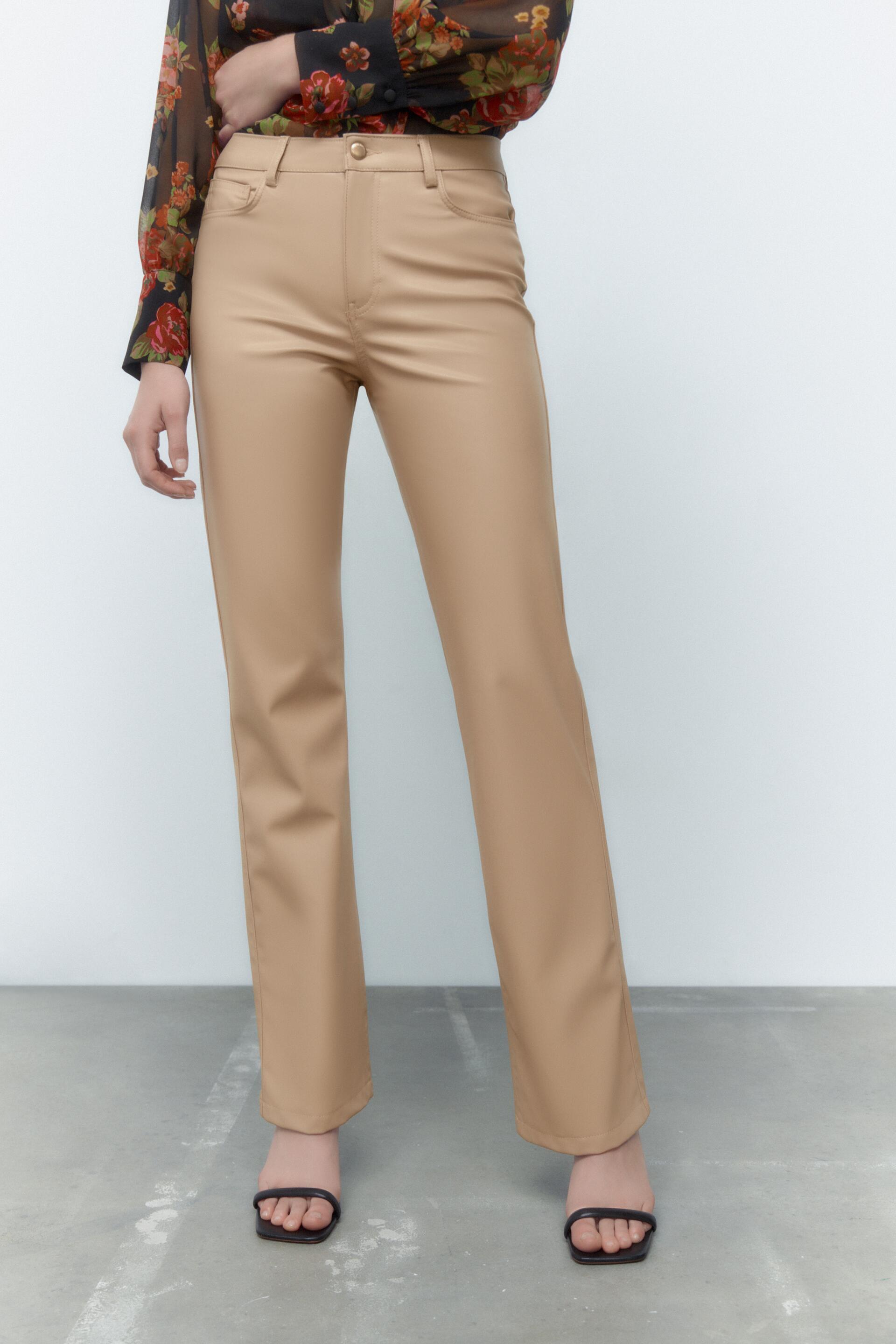 

Брюки женские ZARA 02231872 бежевые 38 EU, 02231872