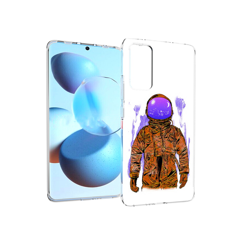 

Чехол MyPads Tocco для Xiaomi Mi Civi нарисованный мужчина в скафандре (PT172370.274.510), Прозрачный, Tocco