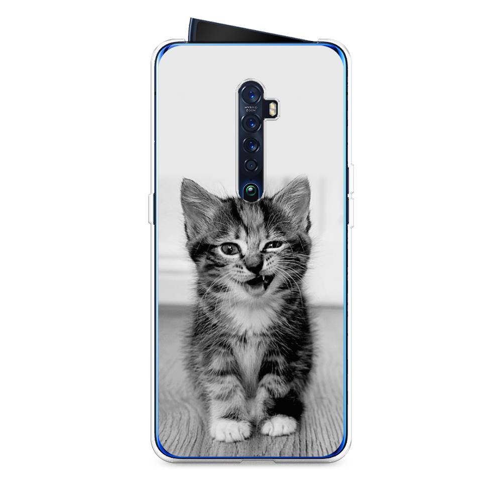 

Чехол Awog на Oppo Reno 2 "Подмигивающий котенок", Разноцветный, 253550-1