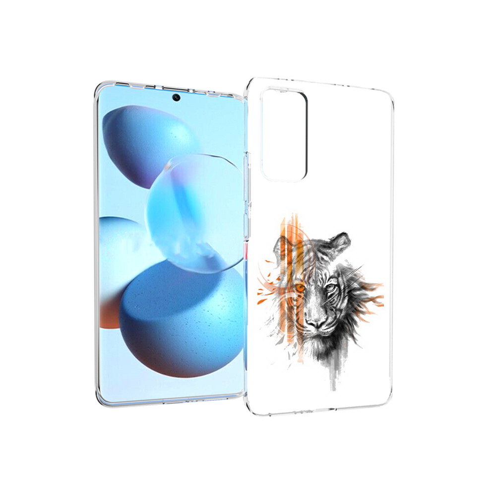 

Чехол MyPads Tocco для Xiaomi Mi Civi огненный тигр (PT172370.274.526), Прозрачный, Tocco
