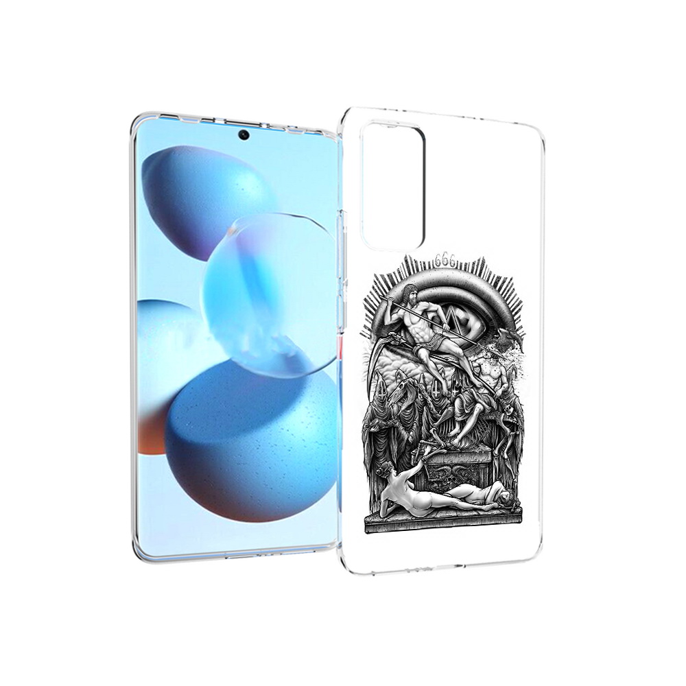 Чехол MyPads Tocco для Xiaomi Mi Civi оракул черно белый (PT172370.274.528)