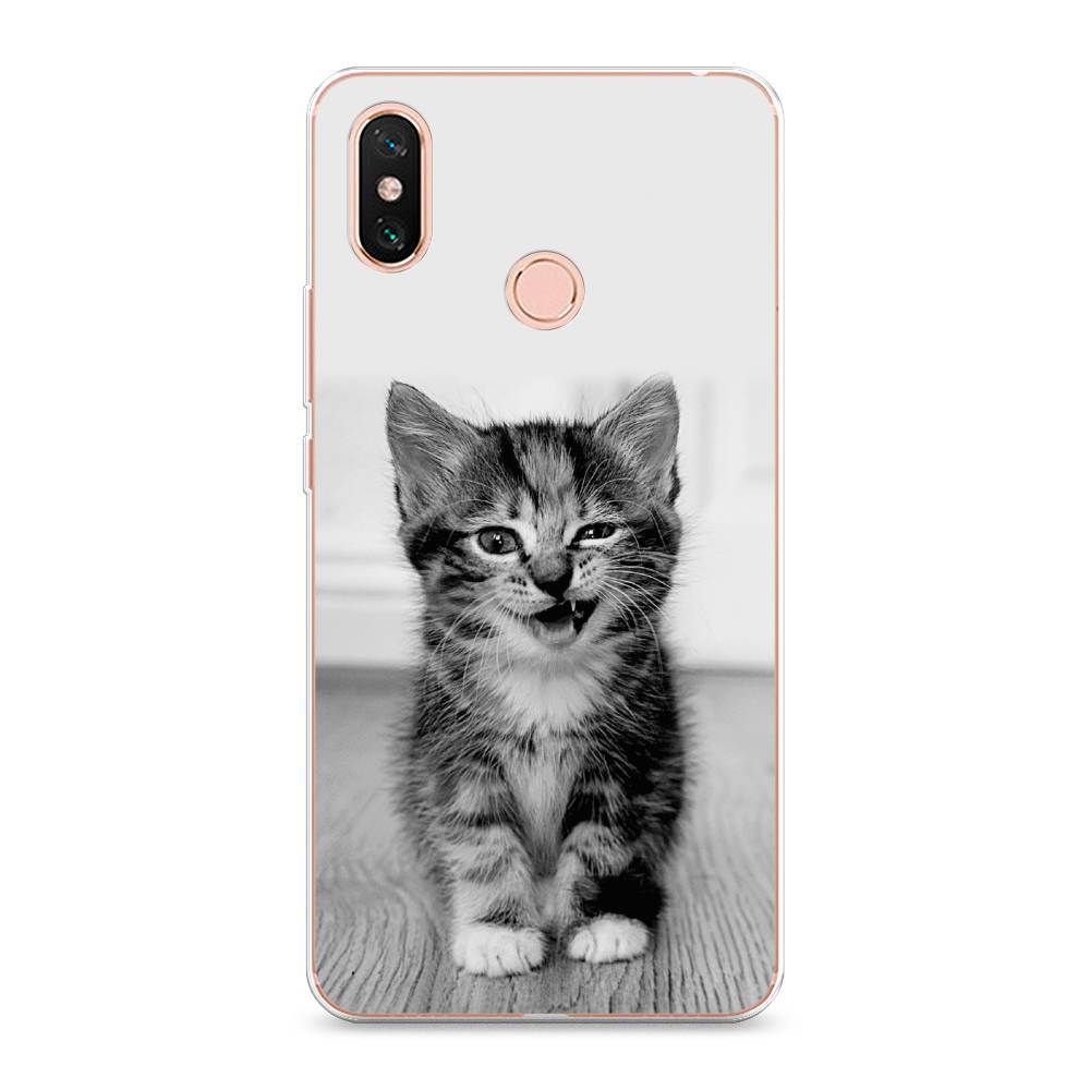 

Чехол Awog на Xiaomi Mi Max 3 "Подмигивающий котенок", Разноцветный, 34350-1
