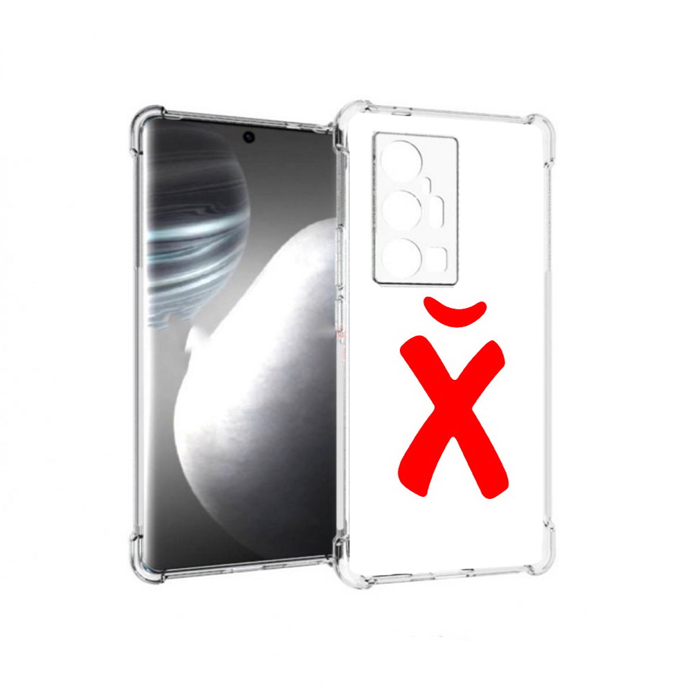 

Чехол MyPads Tocco для Vivo X7 Pro абстракция буква х (PT227071.403.209), Прозрачный, Tocco