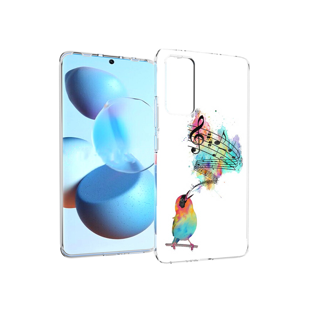 

Чехол MyPads Tocco для Xiaomi Mi Civi певчая птичка (PT172370.274.536), Прозрачный, Tocco