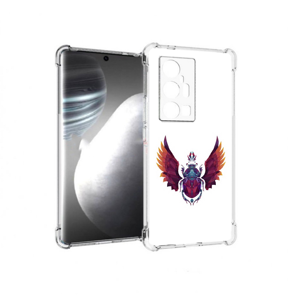 

Чехол MyPads Tocco для Vivo X7 Pro алмазный скоробей (PT227071.403.219), Прозрачный, Tocco