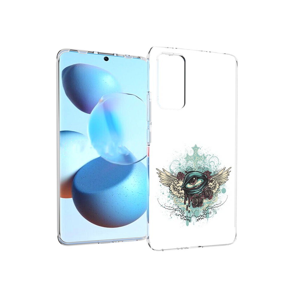 

Чехол MyPads Tocco для Xiaomi Mi Civi плачущий глаз с крыльями (PT172370.274.544), Прозрачный, Tocco