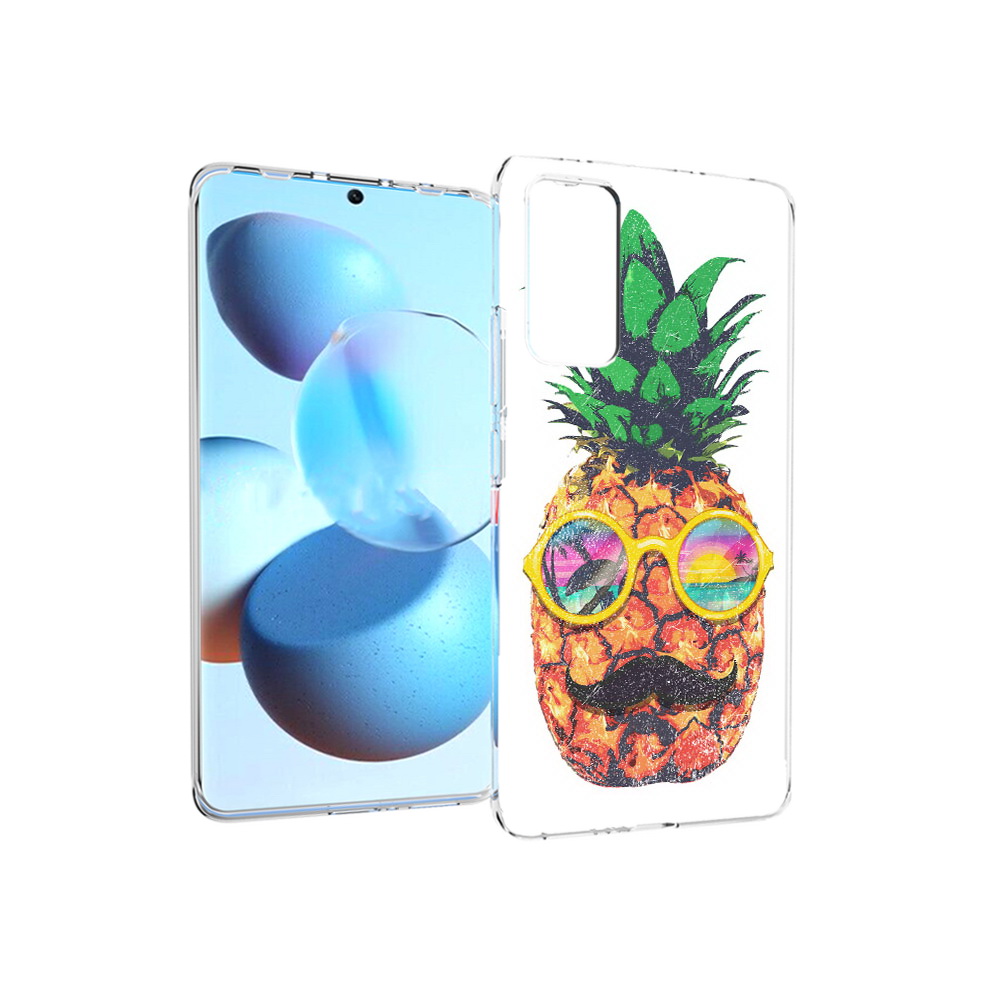 

Чехол MyPads Tocco для Xiaomi Mi Civi прикольный ананас с лицом (PT172370.274.556), Прозрачный, Tocco