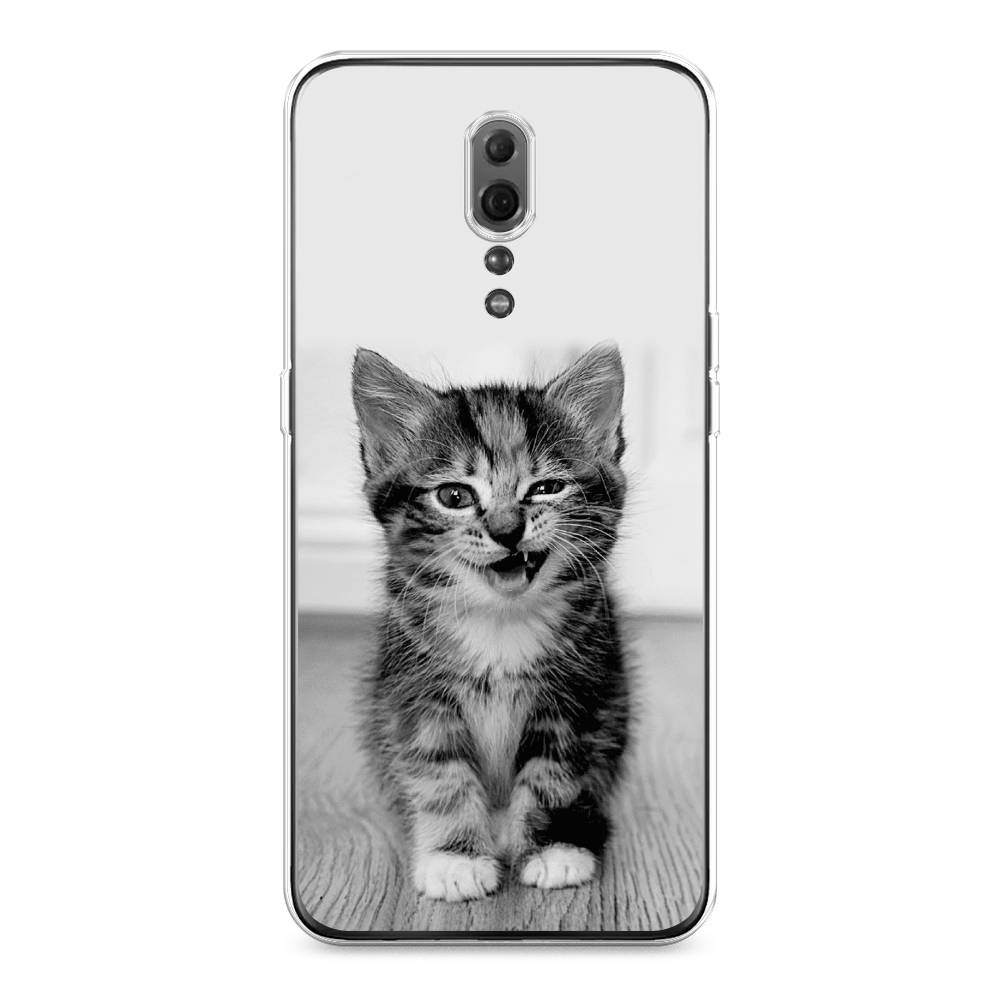 

Чехол Awog на Oppo Reno Z "Подмигивающий котенок", Разноцветный, 250950-1