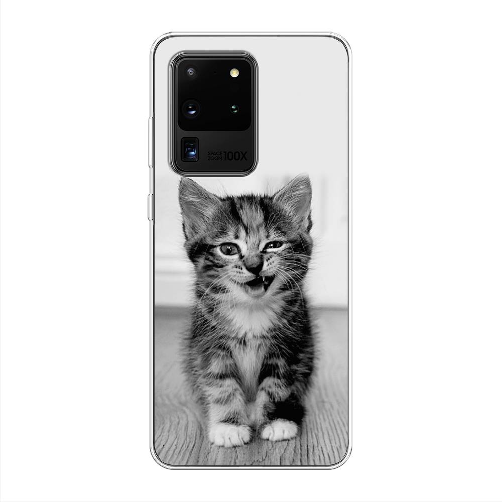 

Чехол Awog на Samsung Galaxy S20 Ultra "Подмигивающий котенок", Разноцветный, 29450-1