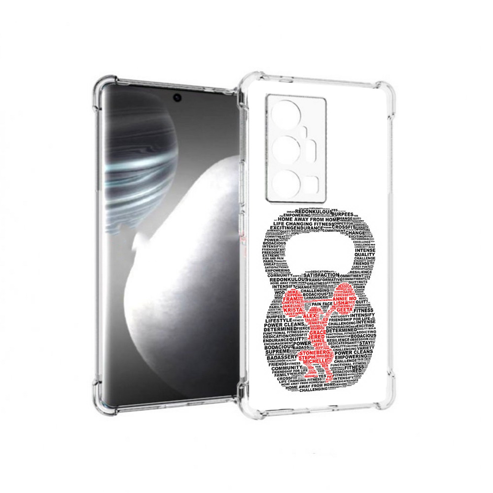 

Чехол MyPads Tocco для Vivo X7 Pro бодибилдинг гиря из слов (PT227071.403.232), Прозрачный, Tocco