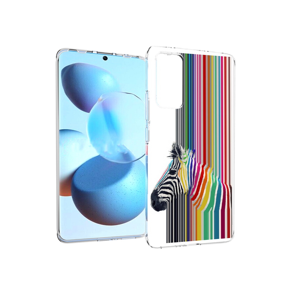

Чехол MyPads Tocco для Xiaomi Mi Civi радужная зебра (PT172370.274.565), Прозрачный, Tocco