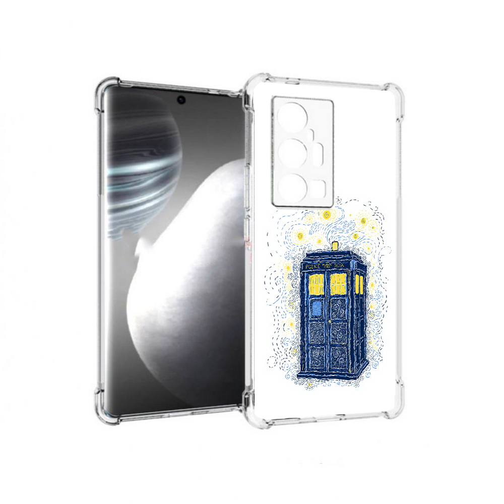 

Чехол MyPads Tocco для Vivo X7 Pro будка рисунок (PT227071.403.249), Прозрачный, Tocco