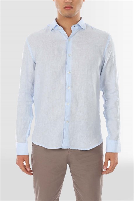

Рубашка мужская VAGANZA 170 голубая 2XL (доставка из-за рубежа), Голубой, 170