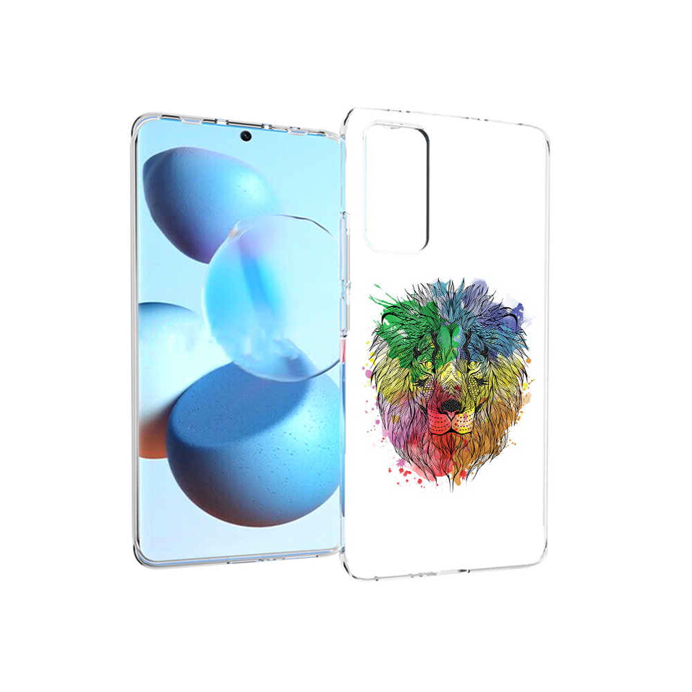 

Чехол MyPads Tocco для Xiaomi Mi Civi разноцветный гордый лев (PT172370.274.573), Прозрачный, Tocco
