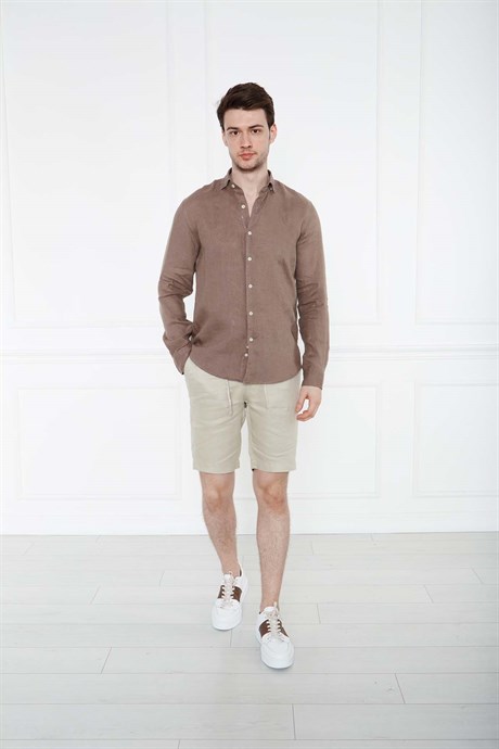 

Рубашка мужская VAGANZA 179 коричневая 2XL (доставка из-за рубежа), Коричневый, 179