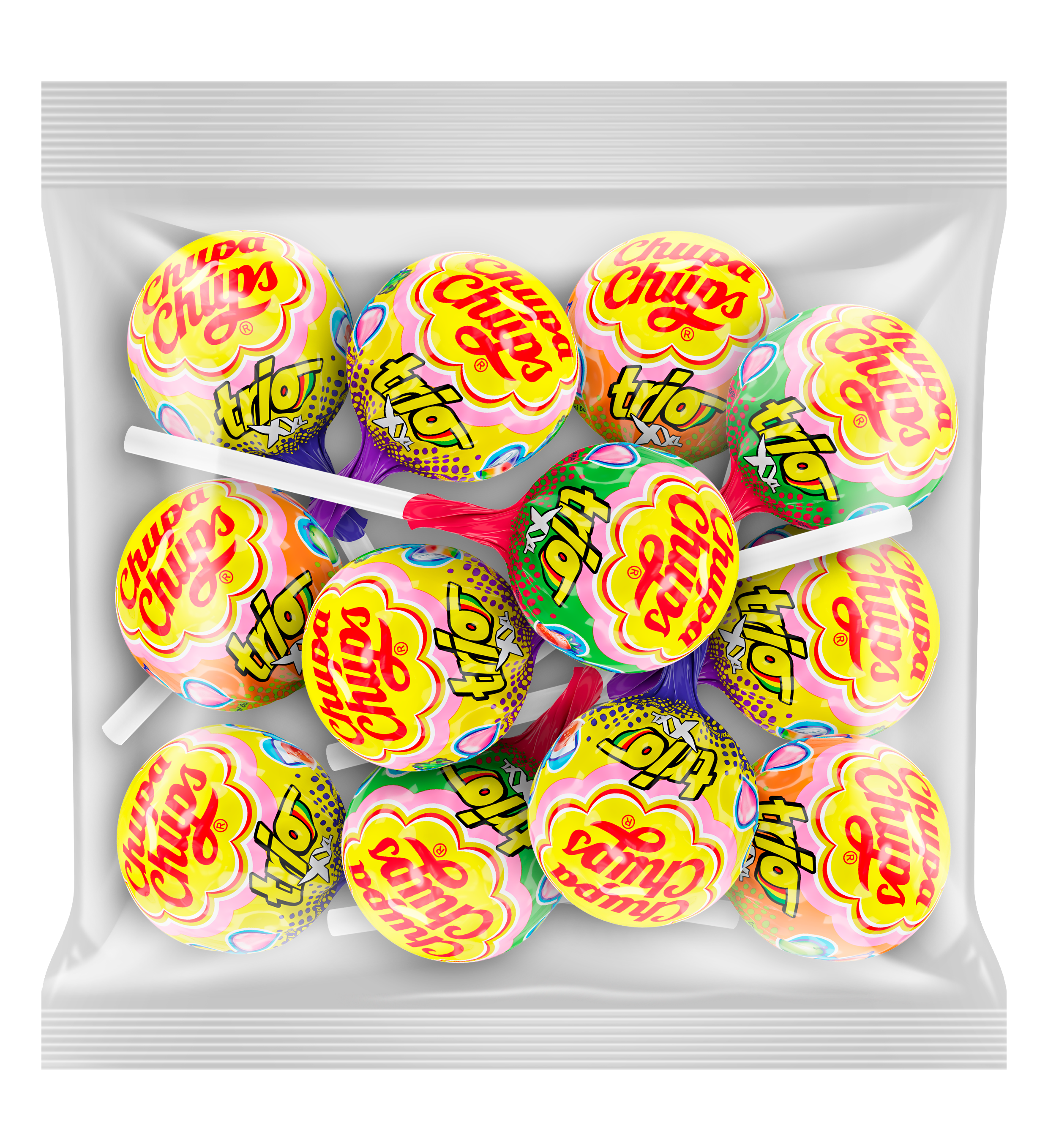 Карамель Chupa Chups XXL Trio, 348 г.